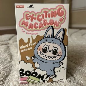 NIB “Sesame Bean” Exciting Macaron Labubu